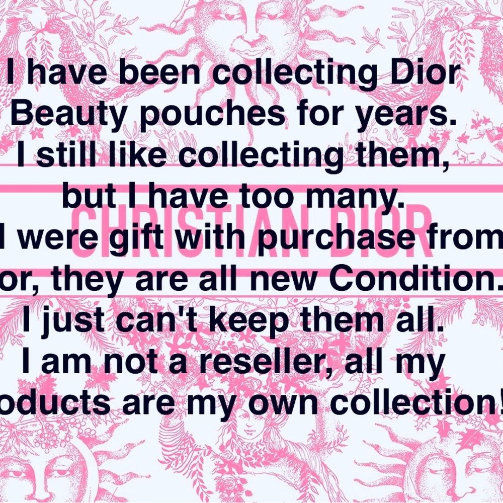 Dior Velvet White Makeup Trousse Cosmetic Case Pouch New In Box - Picture 8 of 8